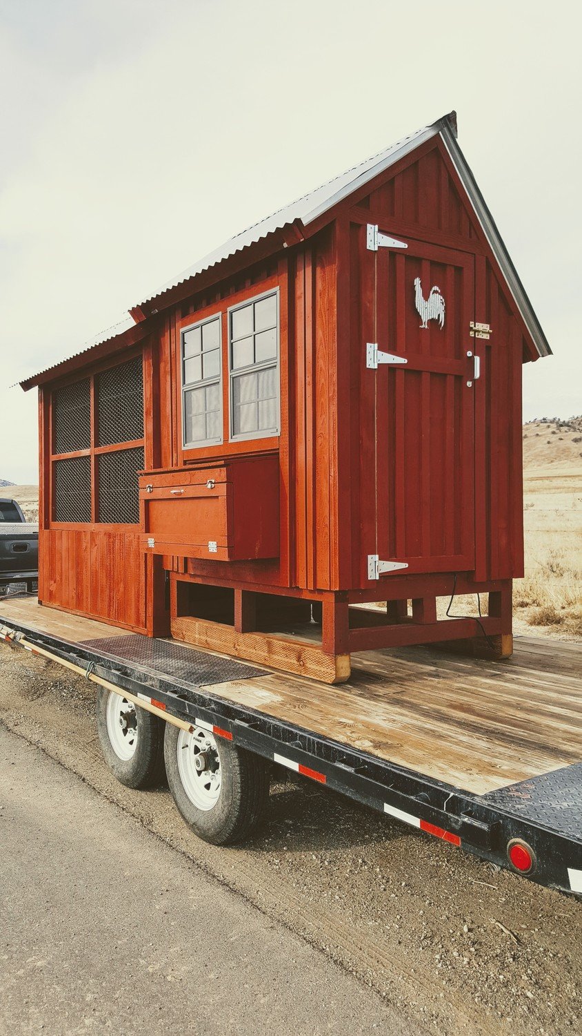 Rustic Coop with Run