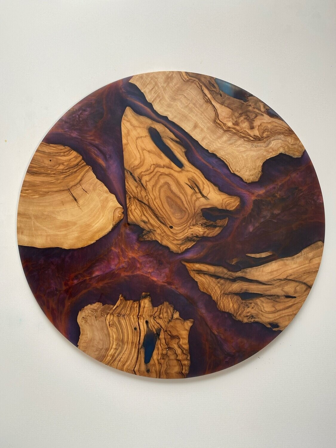 Olive wood resin board