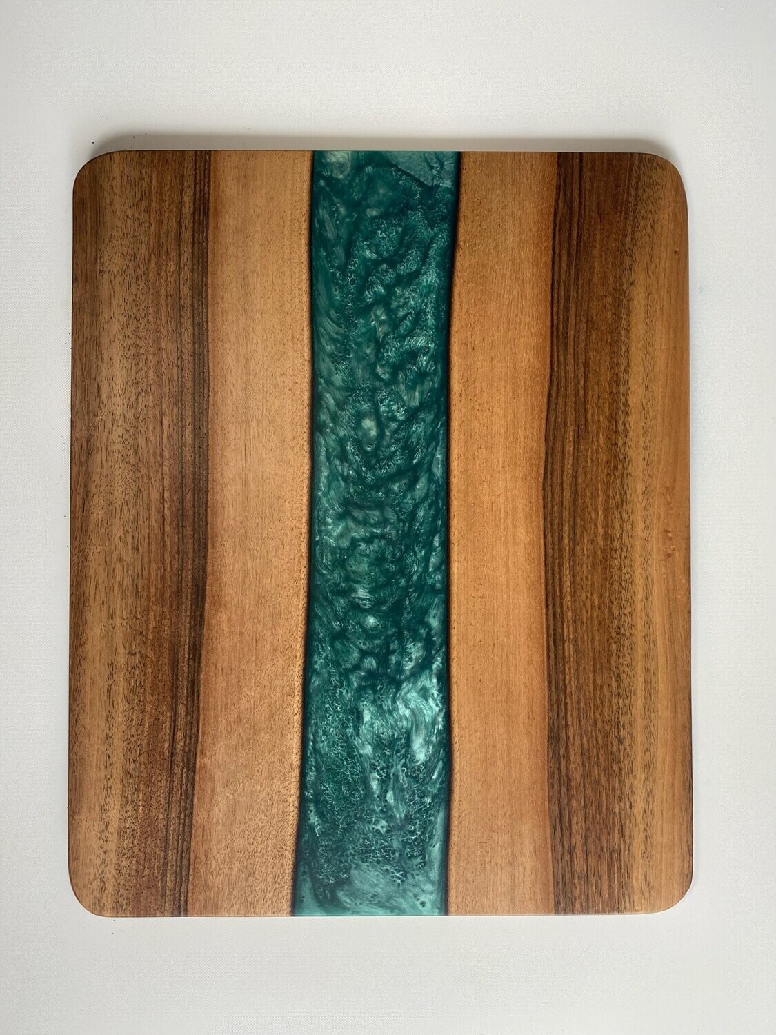 French walnut and the green river resin board