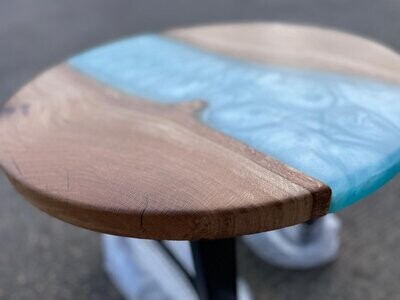 Round Oak coffee table