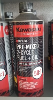 KAWASAKI Pre-Mixed 2Cycle Fuel + Oil