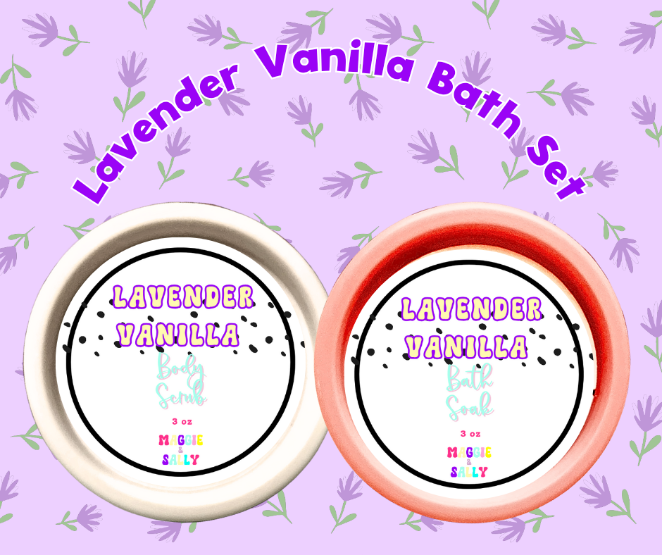Lavender Vanilla Soak &amp; Scrub Set