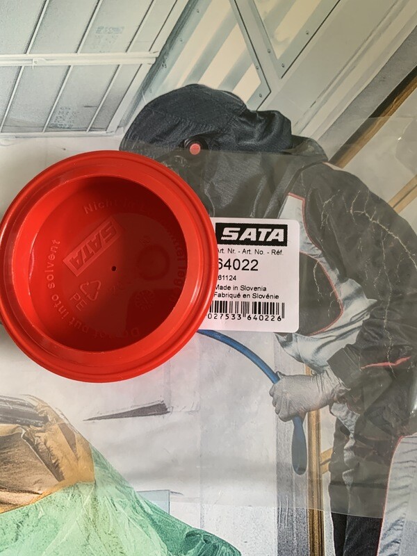 SATA JET ALUMINUM LID for MiniJet .15L 64022 includes free shipping