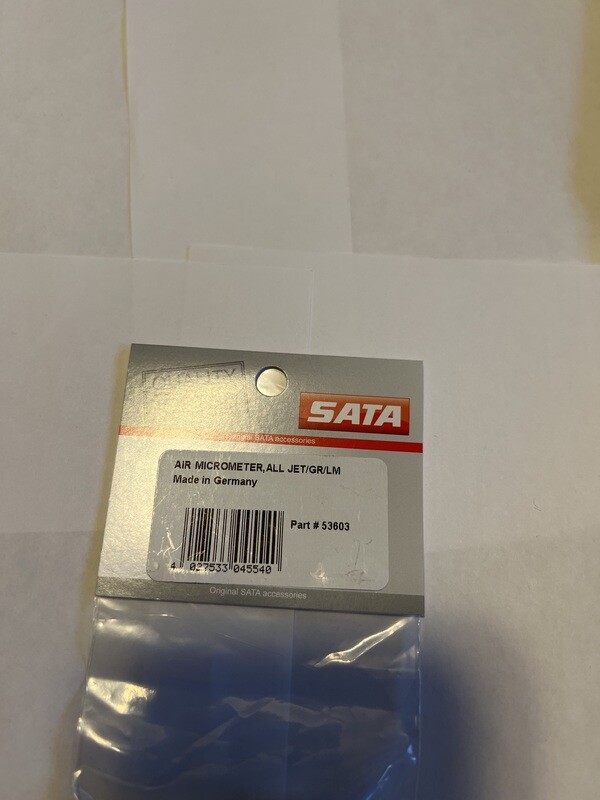 SATA JET AIR MICROMETER REPLACEMENT ALL LM/GR, JET B, JET90, JET90/2, NR92/NR95/NR2000