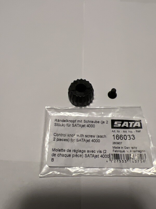 SATA JET 4000B “CAMO SPECIAL EDITION” Fan Control Knob with screw #166033