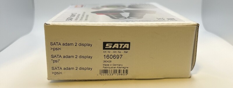 SATA JET ADAM2 CHROME DIGITAL DISPLAY ONLY ITEM #160697 (PSI DISPLAY)