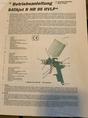 SATA JETNR95 1,5 (NOS) New Nozzle Set