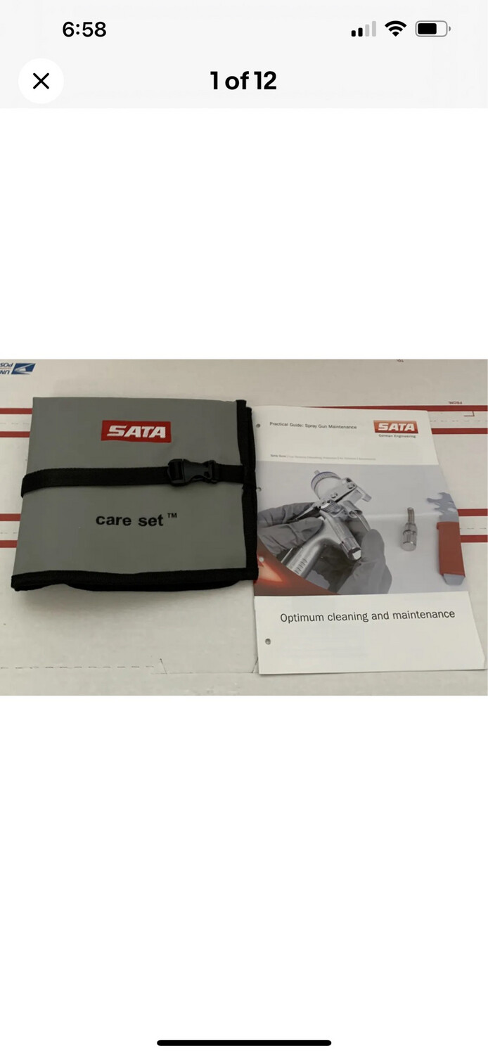 SATA Jet Optimum Cleaning &amp; Maintenance Care Set
