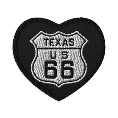 Texas Route 66 Embroidered Patch