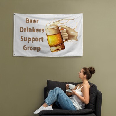 Beer Drinkers Support Group Flag