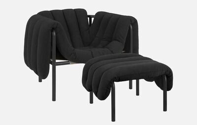Puffy Lounge Chair + Ottoman