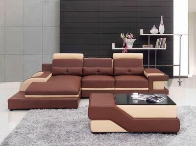 Modern Style L Shape Leather Sofa