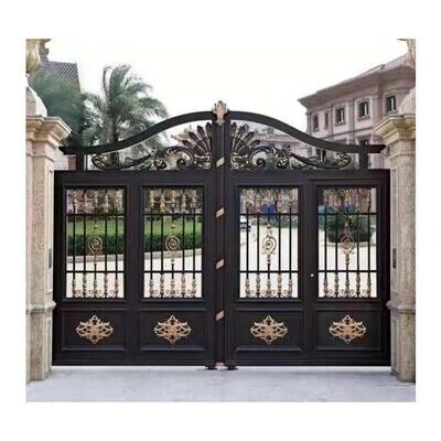 Solid Security Wrought Iron Gate