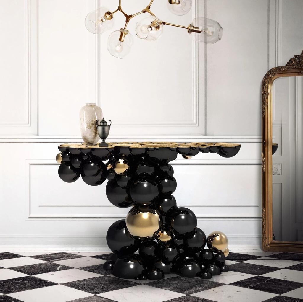 Luxury Spheres Console Table H12