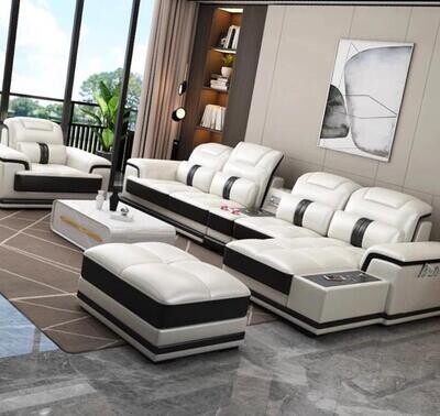 Modern Multifunctional Leather Sofa