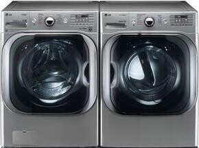 Side by Side Front Load Electric Laundry Pair Set