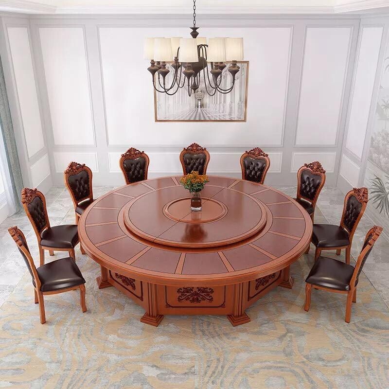 Luxury Traditional Dining Large Round Table
