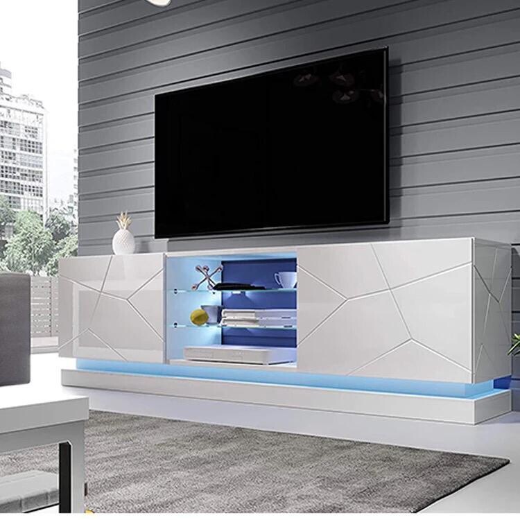 MODERN TV STAND CABINET WITH LED LIGHT
