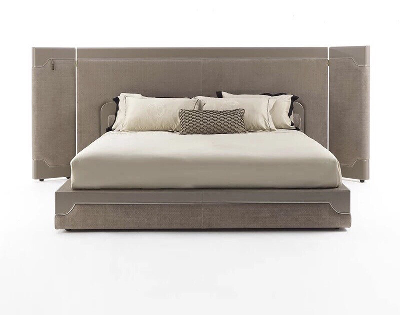 Genuine Leather Bed LX
