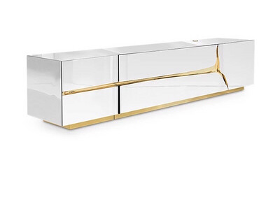 Luxury Gold Tv Cabinets E12