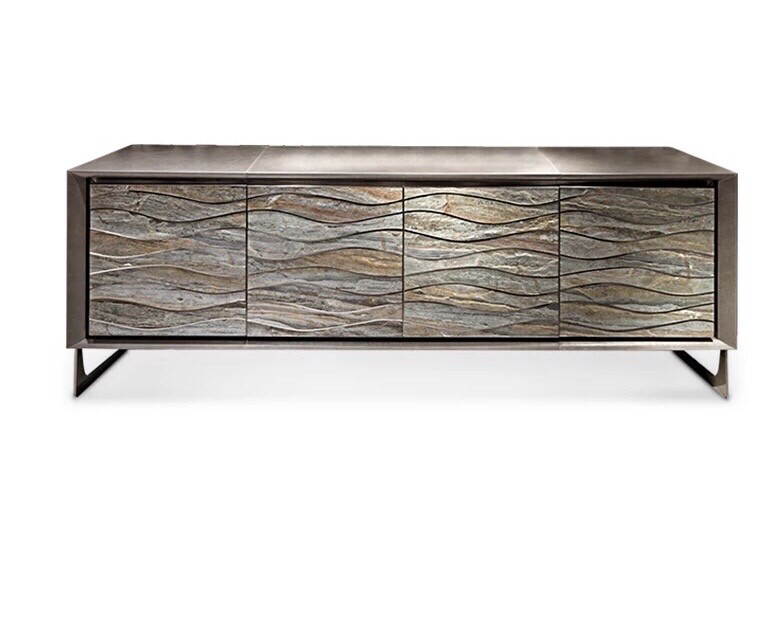 Luxury Marble Top Console Table