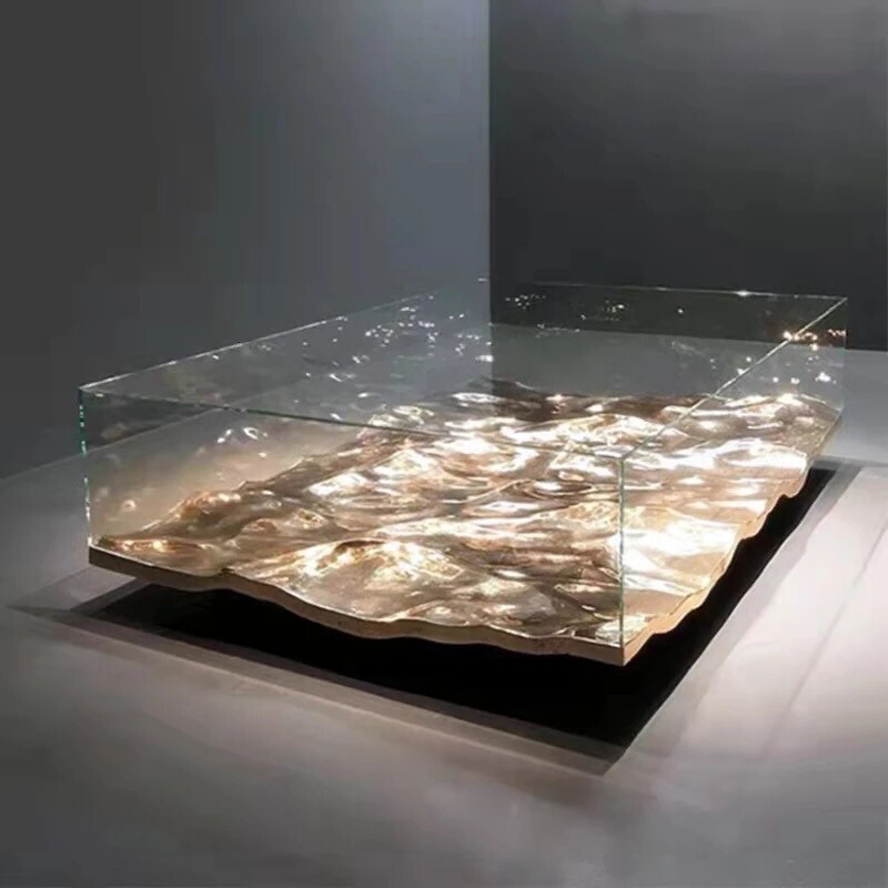 Luxury Special Glass Transparent Table