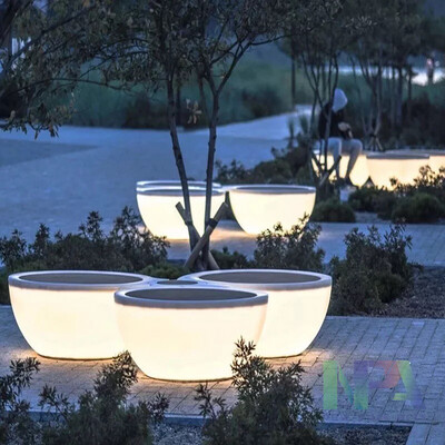 Luxury LED Fiberglass Bench
