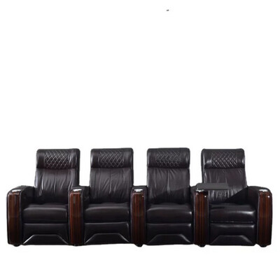 Top Grain Leather Home Cinema Recliner Sofa