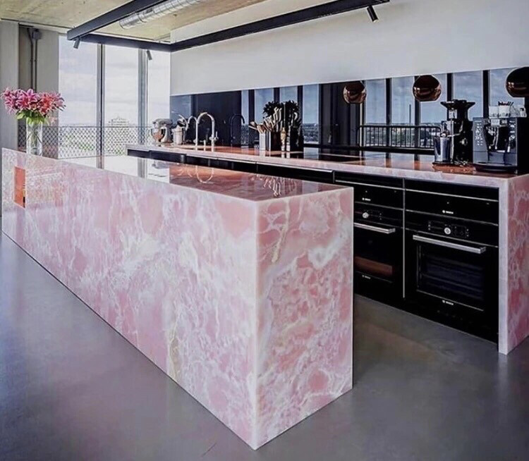 Luxury Pink Onyx  Marble Stone