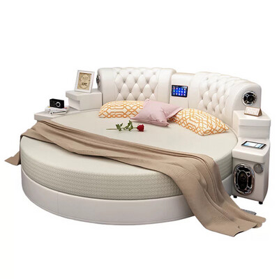 Luxury Multi-functional  Leather Bed