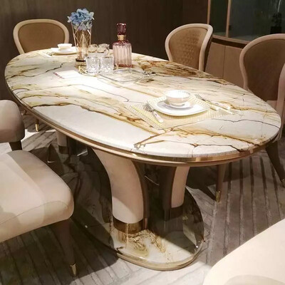 Luxury Marble Top Dining Table Sets