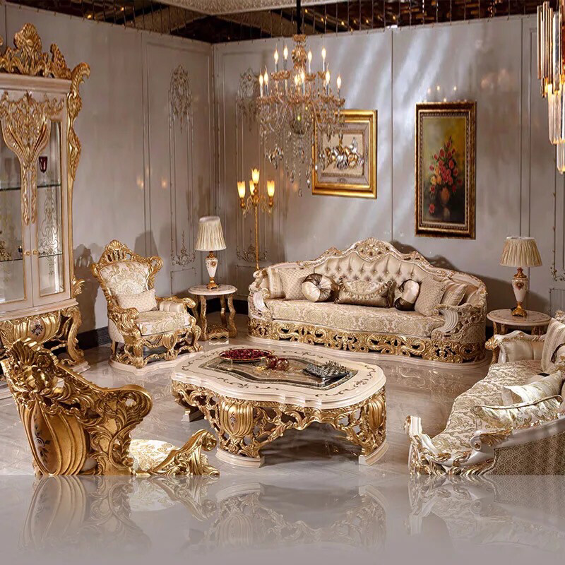 Luxury Victorian Vintage Sofa Sets