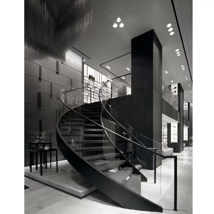 Luxury Quality Indoor curved Staircase