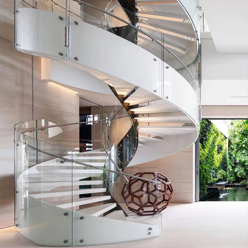 Luxury Curved Design Staircase G1