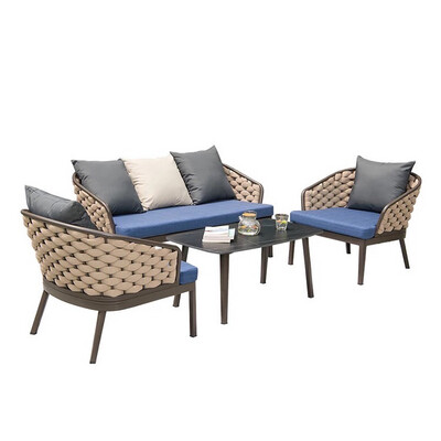 Luxurious Rope Woven Outdoor Sofas
