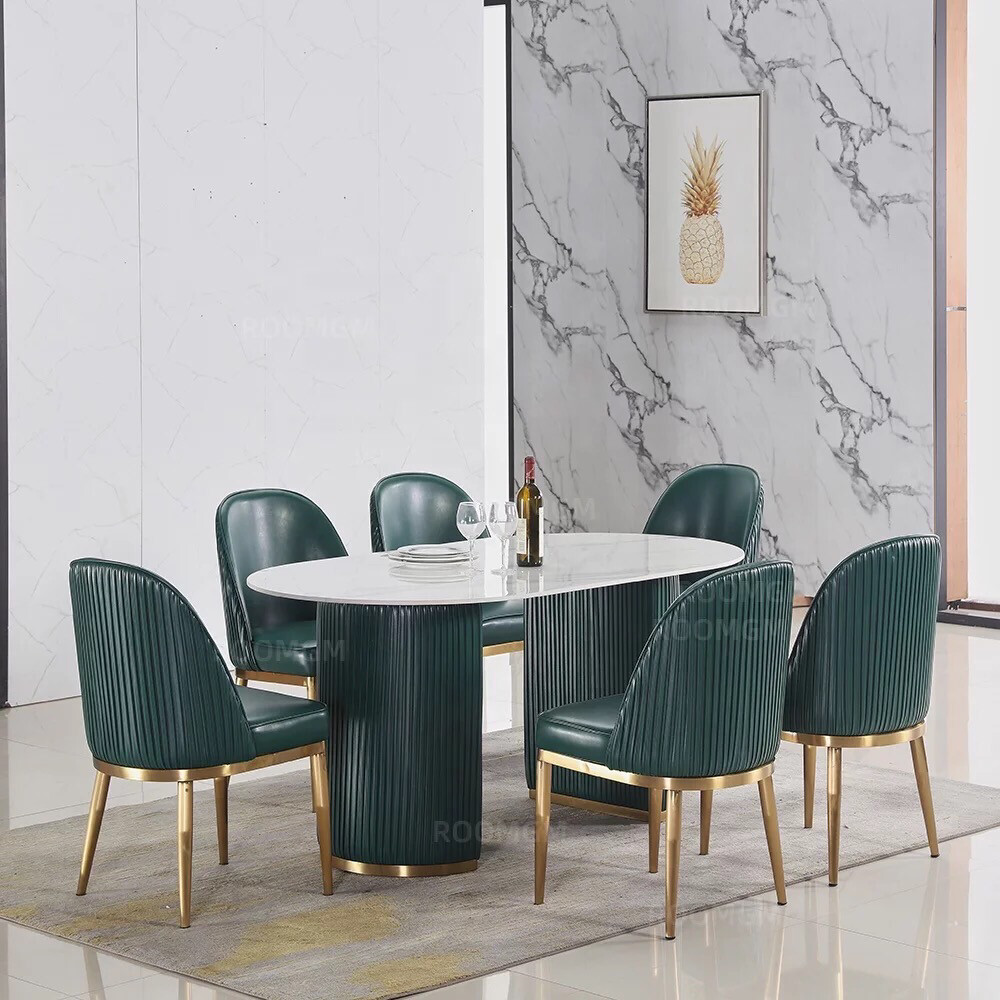 Luxury PVC Stone Dining Tables