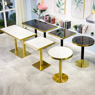 Luxury Side Table With Gold Accent (A1)