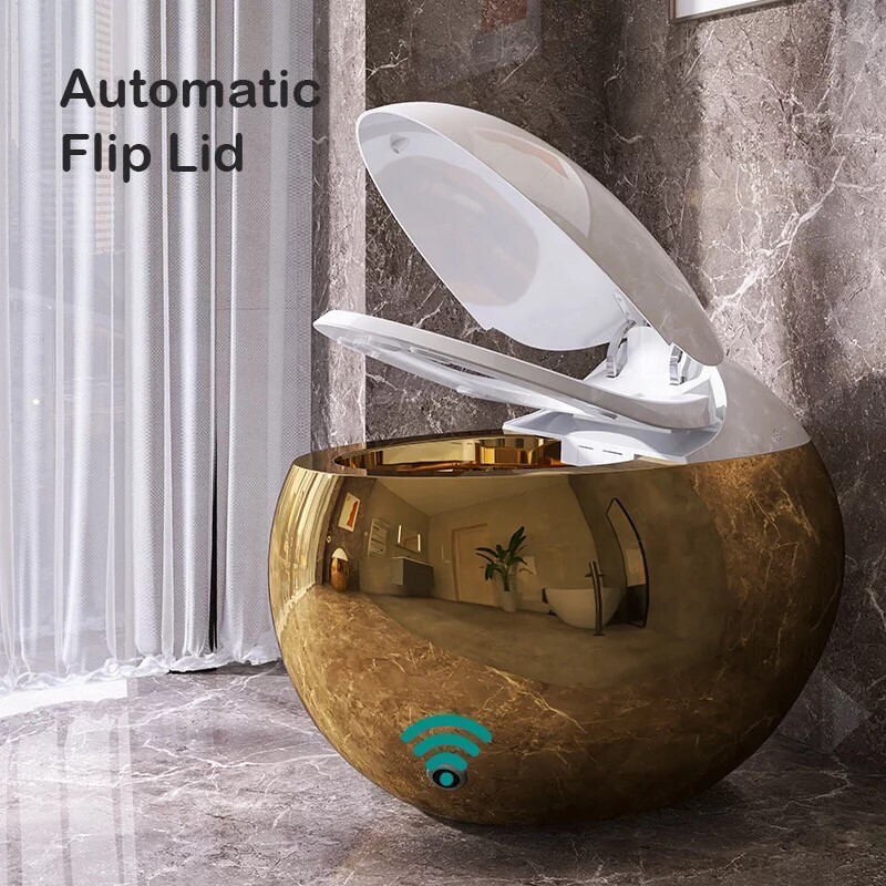 Luxury Style Electroplated Smart Toilet