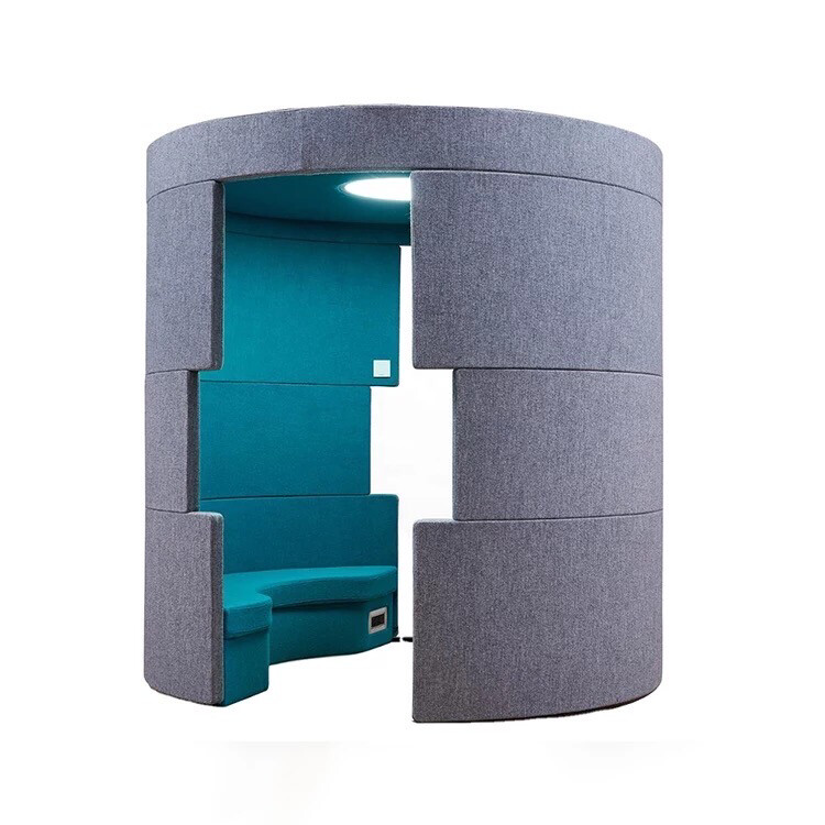 Modern Fabric Private Booth With Table (SL14)