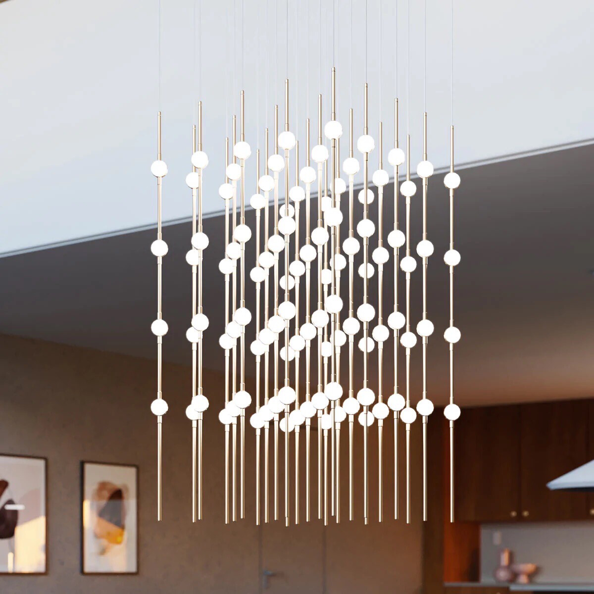 Luxury ®️ LightCluster Tiered LED Pendant