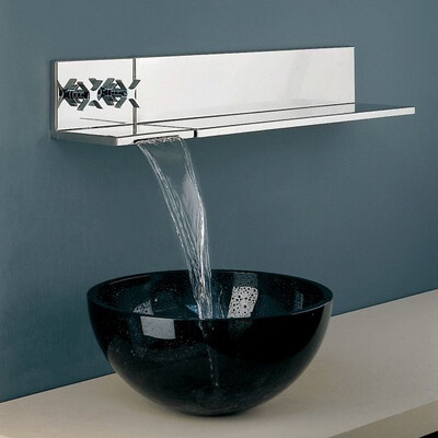 Cabins Chrome Wall Mounted Faucet