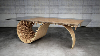 Cabins Modern Wave City Dining Table