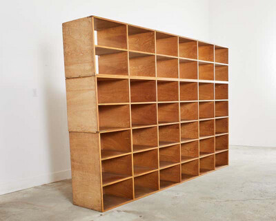 Quality Oak Haberdashery Cabinet Bookcase