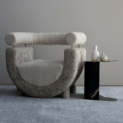 Modern Quality Fabric Armchair (C.G.G.E)