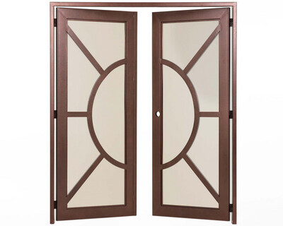 Modern Kronos Double Door Entry Door