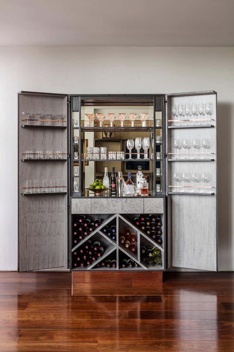 CabinsGate Modern Unique Bar Cabinets C4