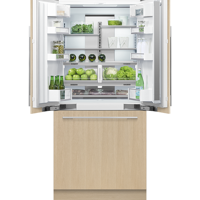 French Door Refrigerator with Ice Maker 