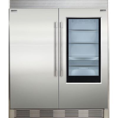 Modern Refrigerator and Freezer Set