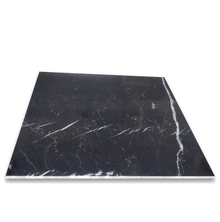 Marquina Black Marble 24x24 Tile Honed, 100 sq.ft.