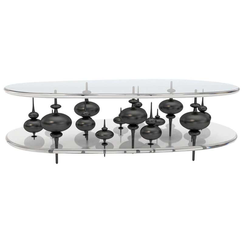 Modern Bronze Cocktail Table 